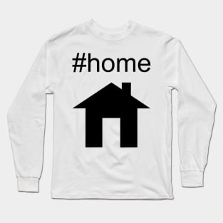 #home and icon Long Sleeve T-Shirt